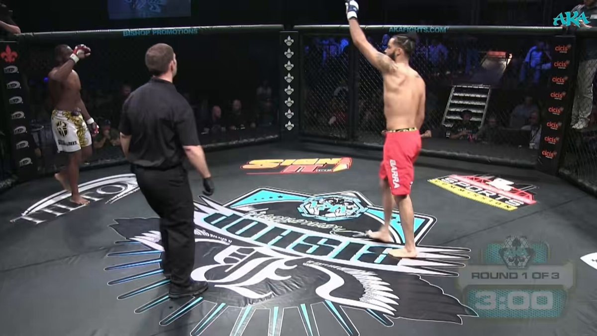 Samuel MMA career moment
