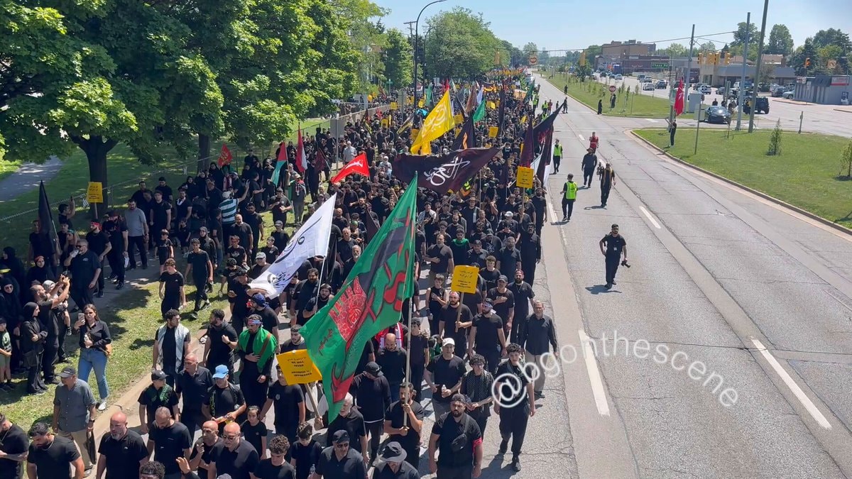 Dearborn Michigan protest march