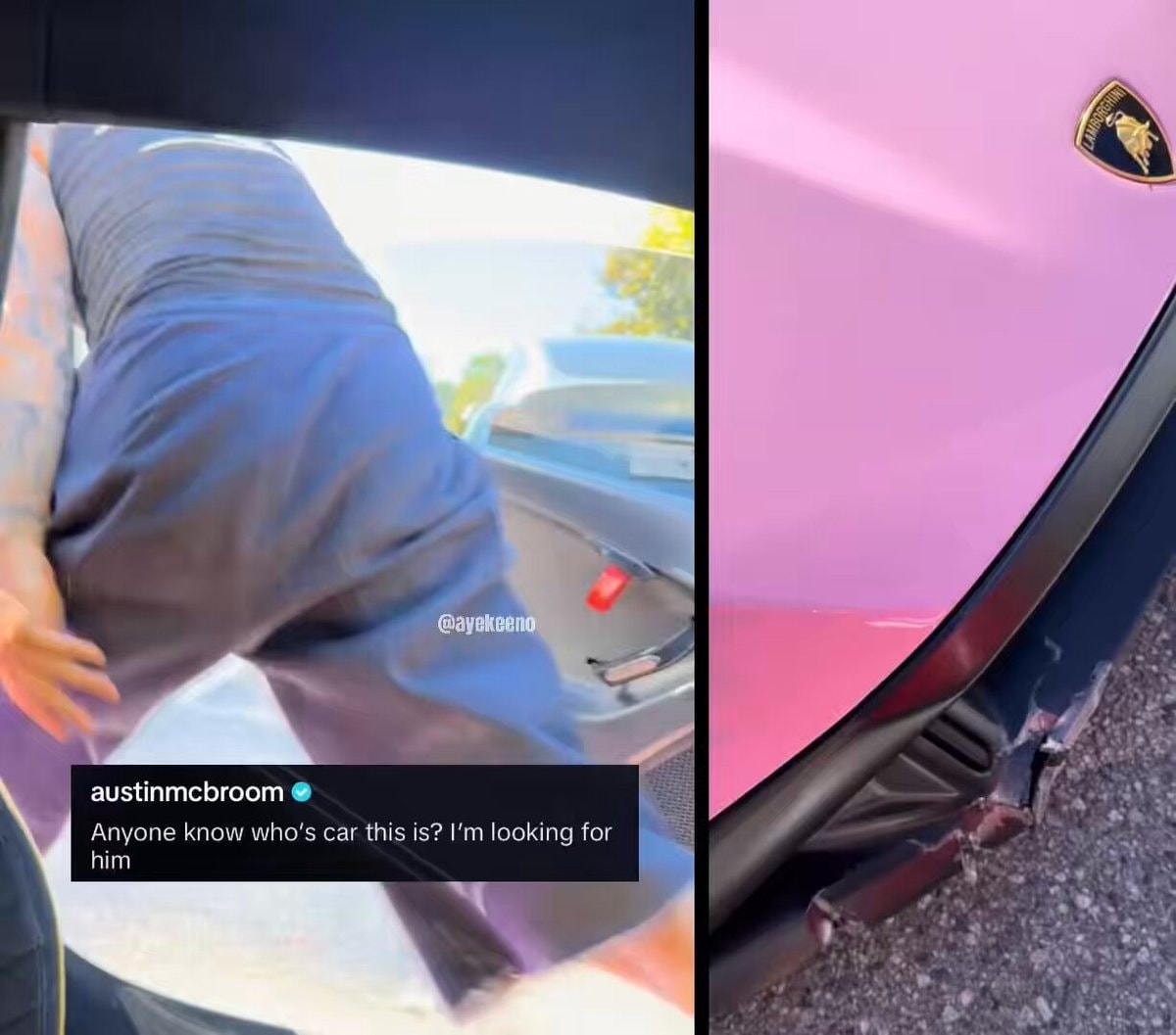 Austin McBroom Lamborghini crash Austin McBroom Lamborghini crash