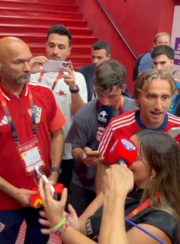 Luka Modrić on losing legend status 🥹🤍 Luka Modrić on losing legend status 🥹🤍