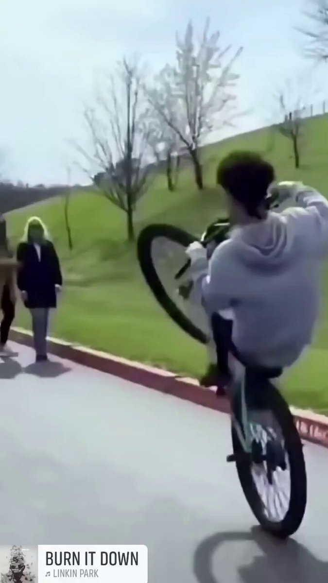 bike wheelie knockout