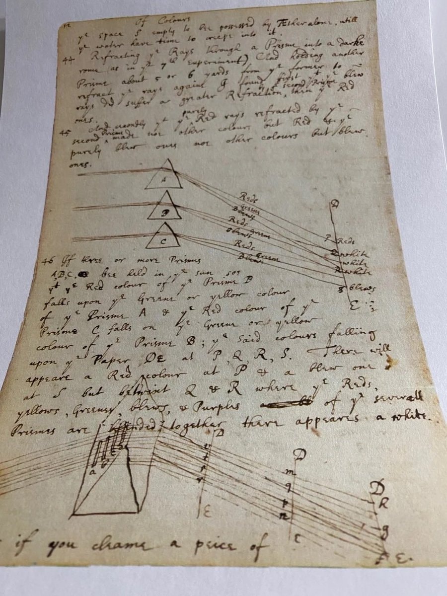 Sir Isaac Newton's notes (photo 3 of 3)