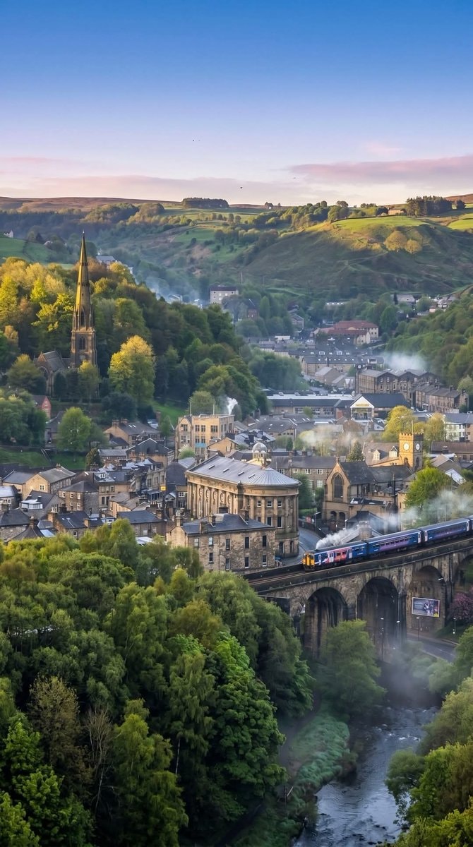 Leeds England aerial view