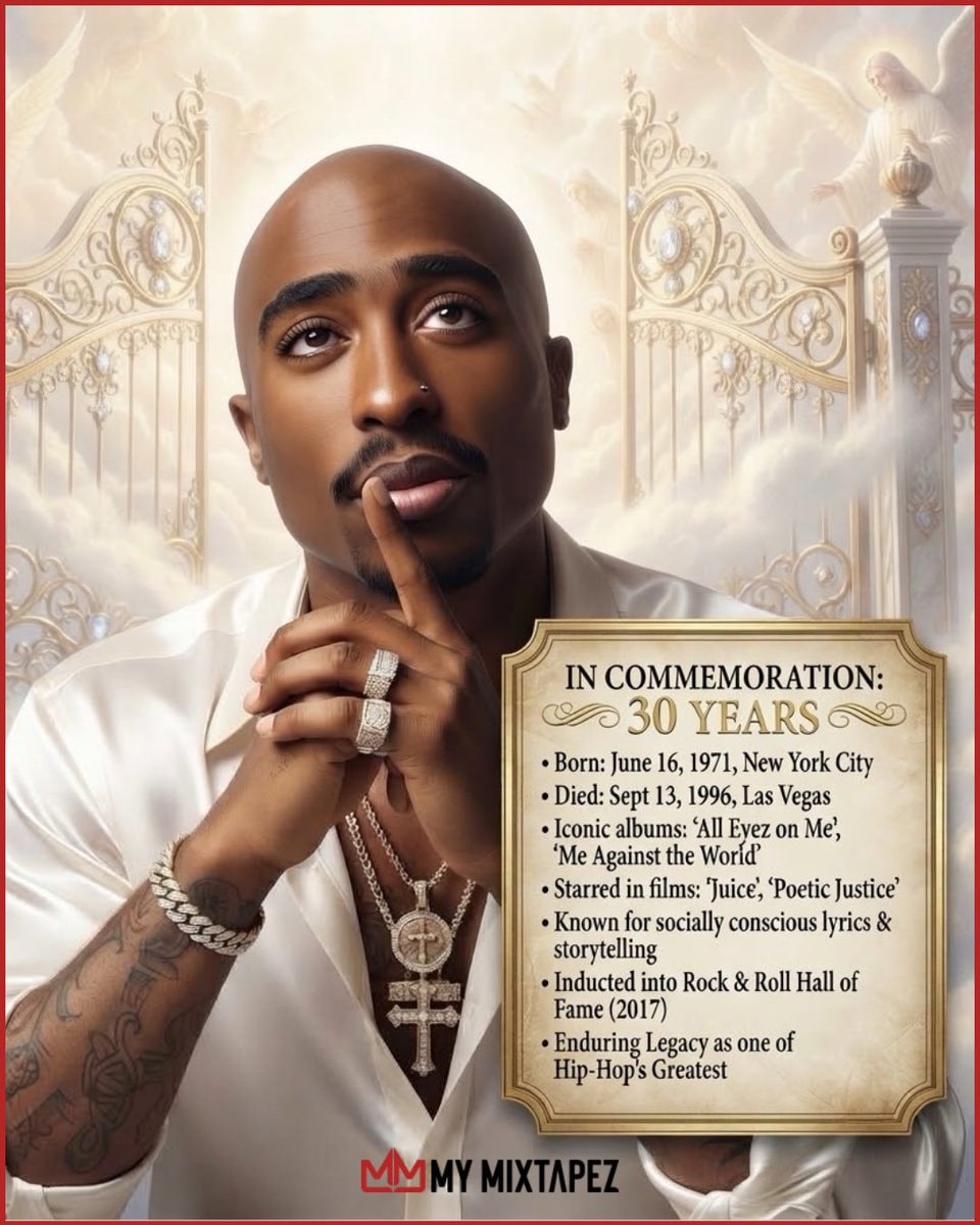 Tupac Amaru Shakur 30 years