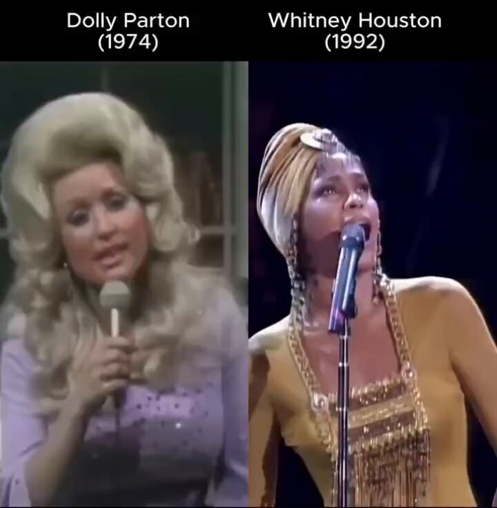 Dolly Parton Whitney Houston One Song Two Legends Dolly Parton Whitney Houston One Song Two Legends