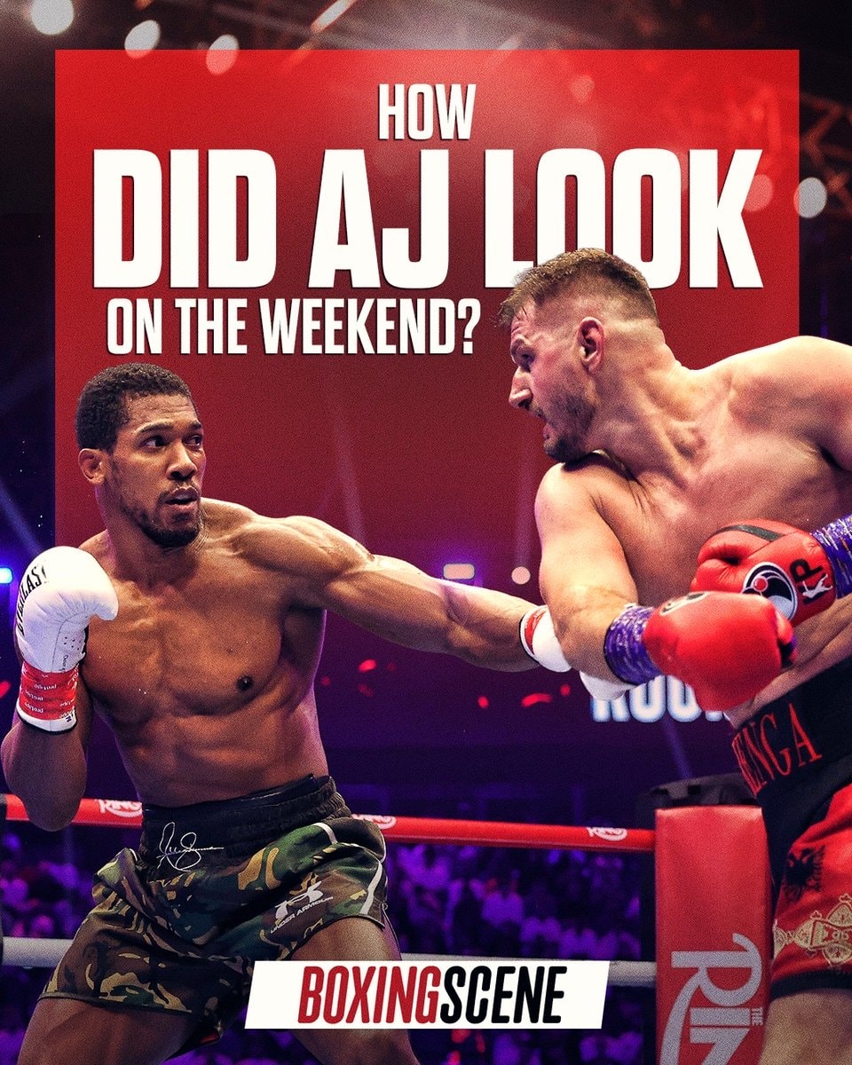 Anthony Joshua Kristian Prenga fight