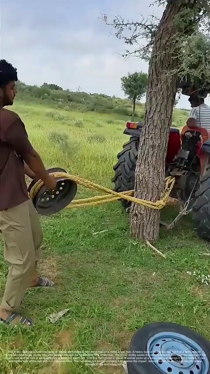 Tire battering ram test