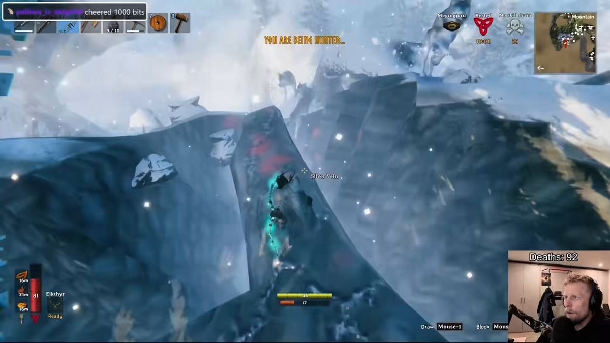 Quin69 Valheim wolf defeat