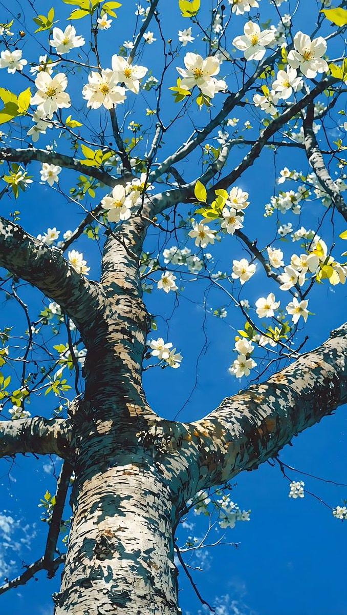 Colorful tree blossoms (photo 3 of 4)