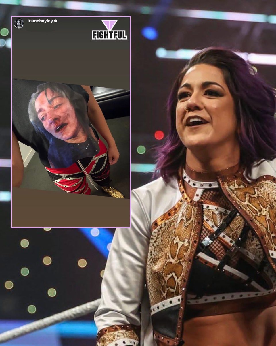 Bayley Lyra Valkyria bloody face shirt
