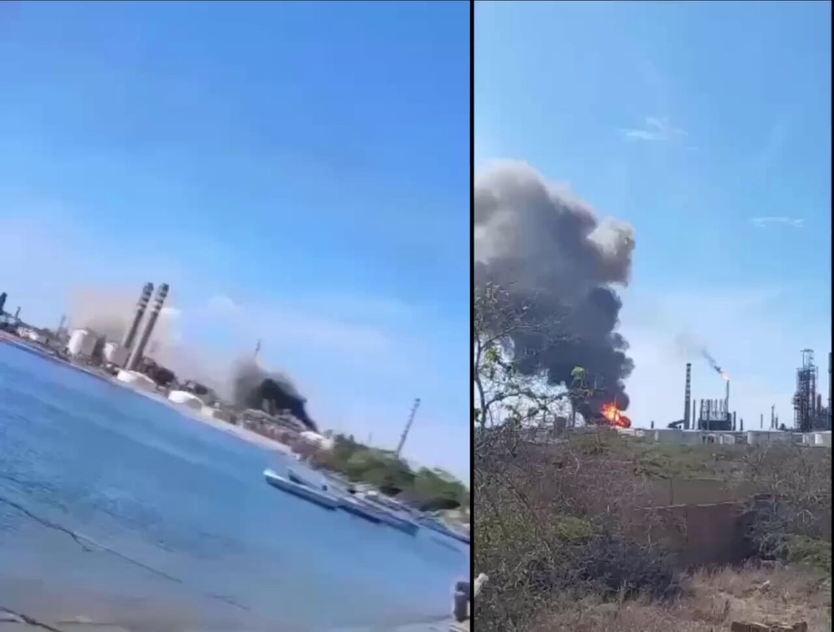 Cardón Oil Refinery explosion