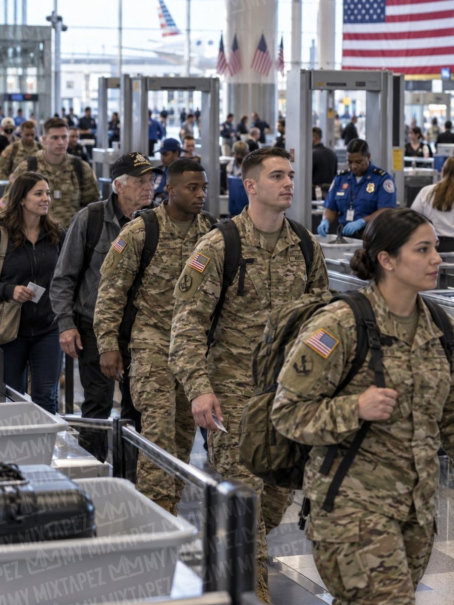 TSA military security lanes TSA military security lanes