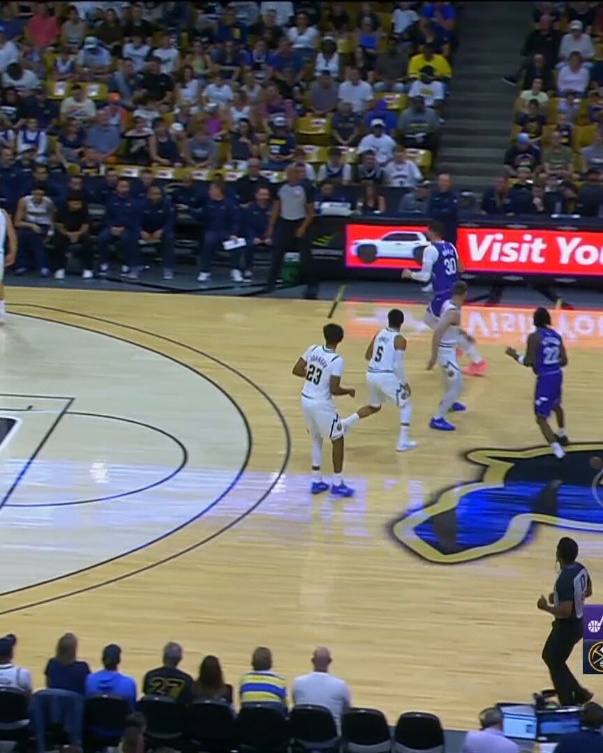 Darryn Peterson first NBA preseason bucket
