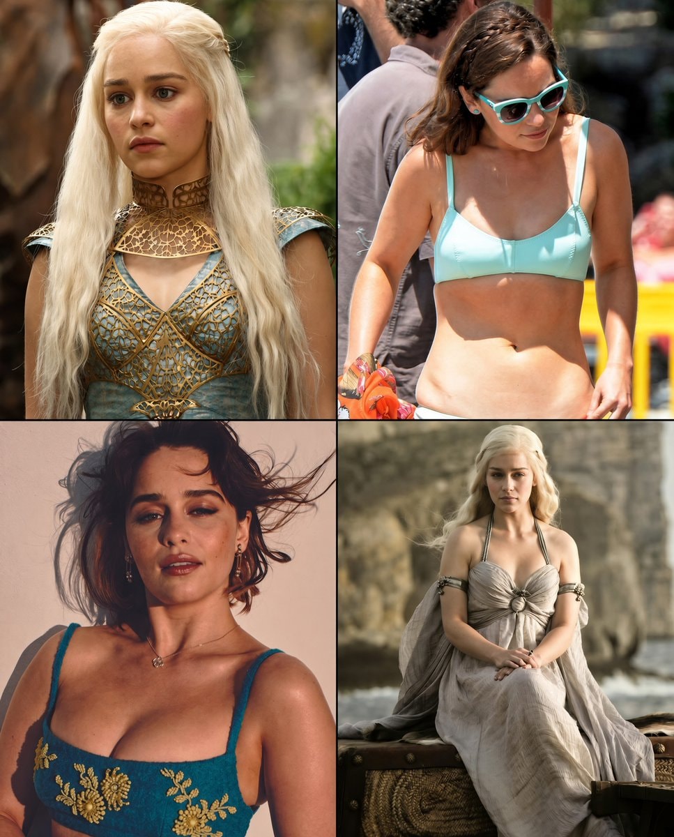 Emilia Clarke Daenerys Targaryen evolution