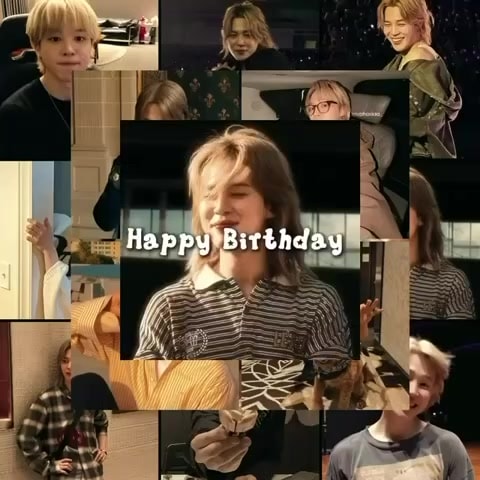 Jimin birthday collage 🫂