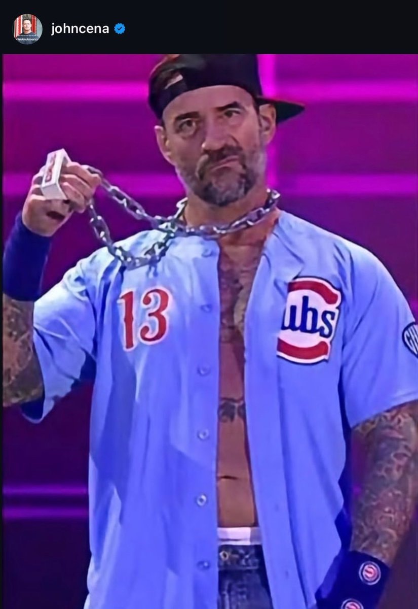 John Cena CM Punk birthday post