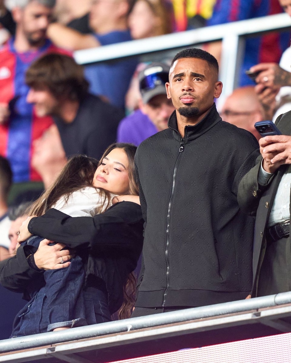 Gabriel Jesus at Camp Nou