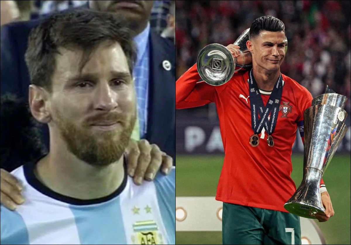 Messi vs Ronaldo international retirements