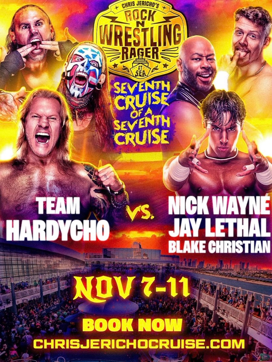 Jericho Cruise match lineup