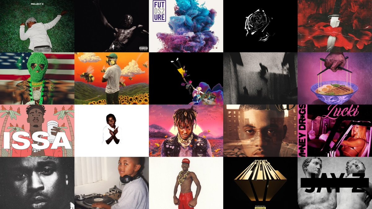 Classic July hip-hop album covers Classic July hip-hop album covers