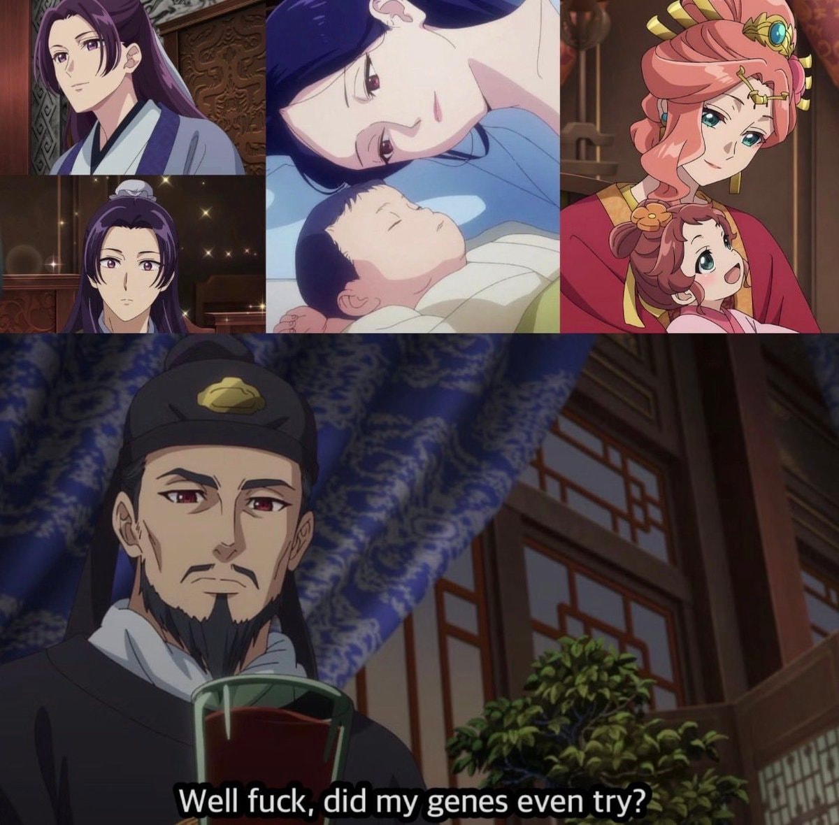 Anime family resemblance joke