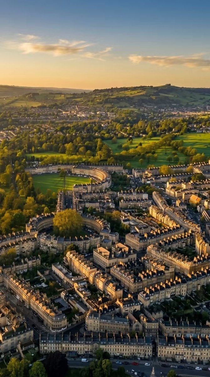 Bath England aerial view