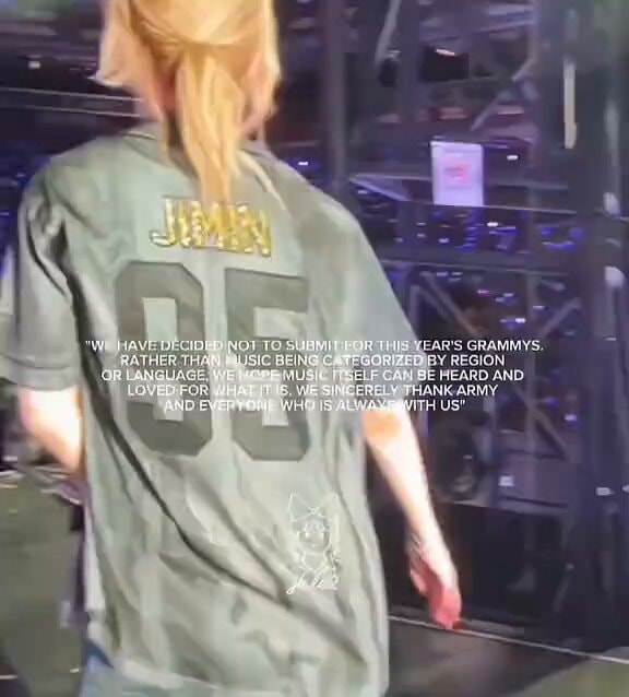 Jimin 05 jersey ARIRANG GRAMMYS Jimin 05 jersey ARIRANG GRAMMYS