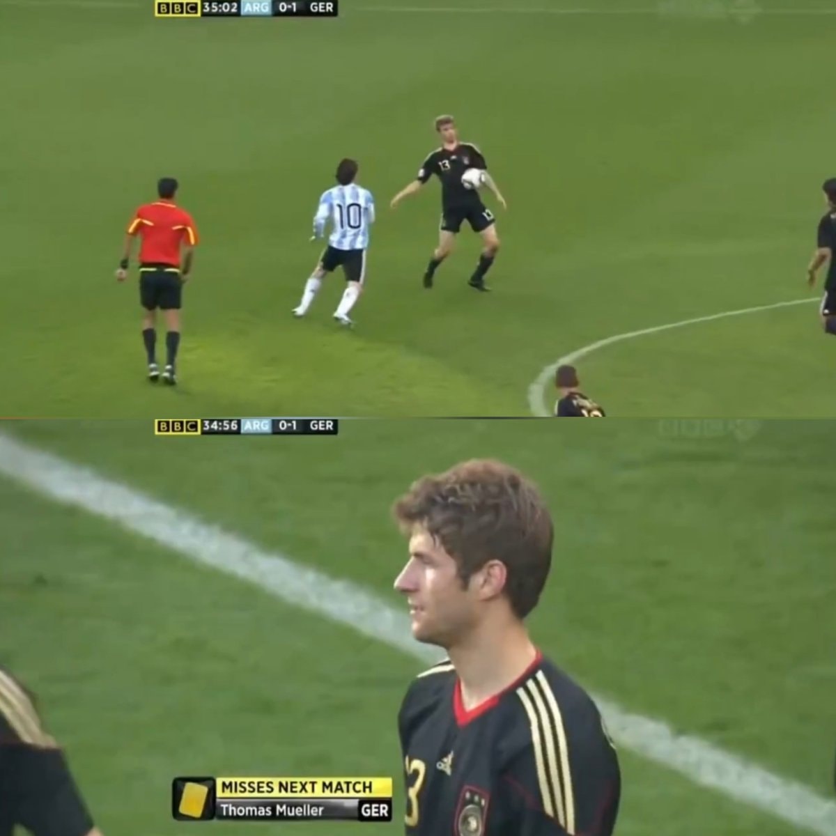 Müller yellow card misses next match vs Argentina (photo 1 of 2) Müller yellow card misses next match vs Argentina (photo 1 of 2)