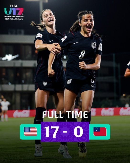 United States U-17 women's national team historic win