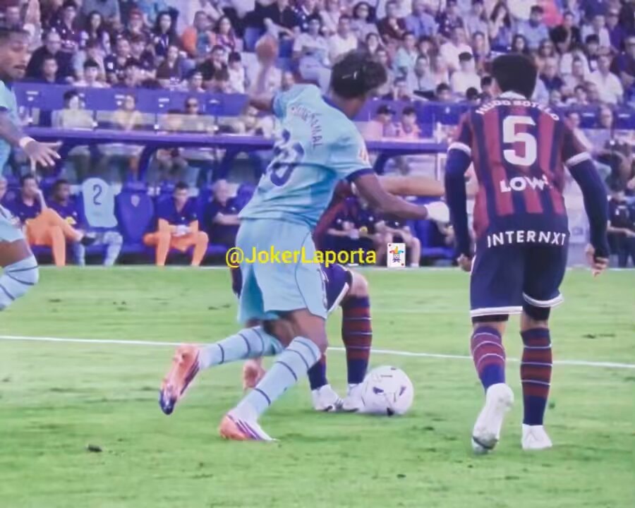 Barcelona penalty question