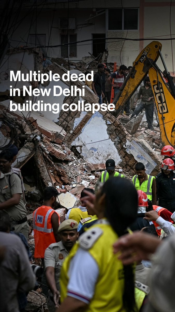 Satya Niketan building collapse Delhi