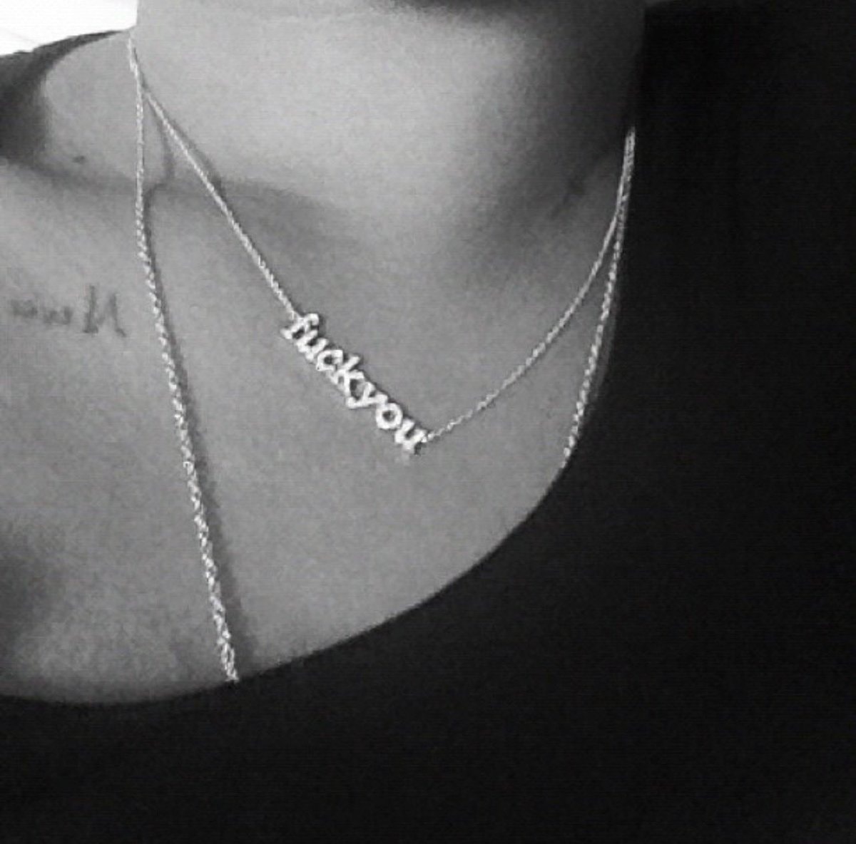 Rihanna black and white selfie 2012 (photo 4 of 4)