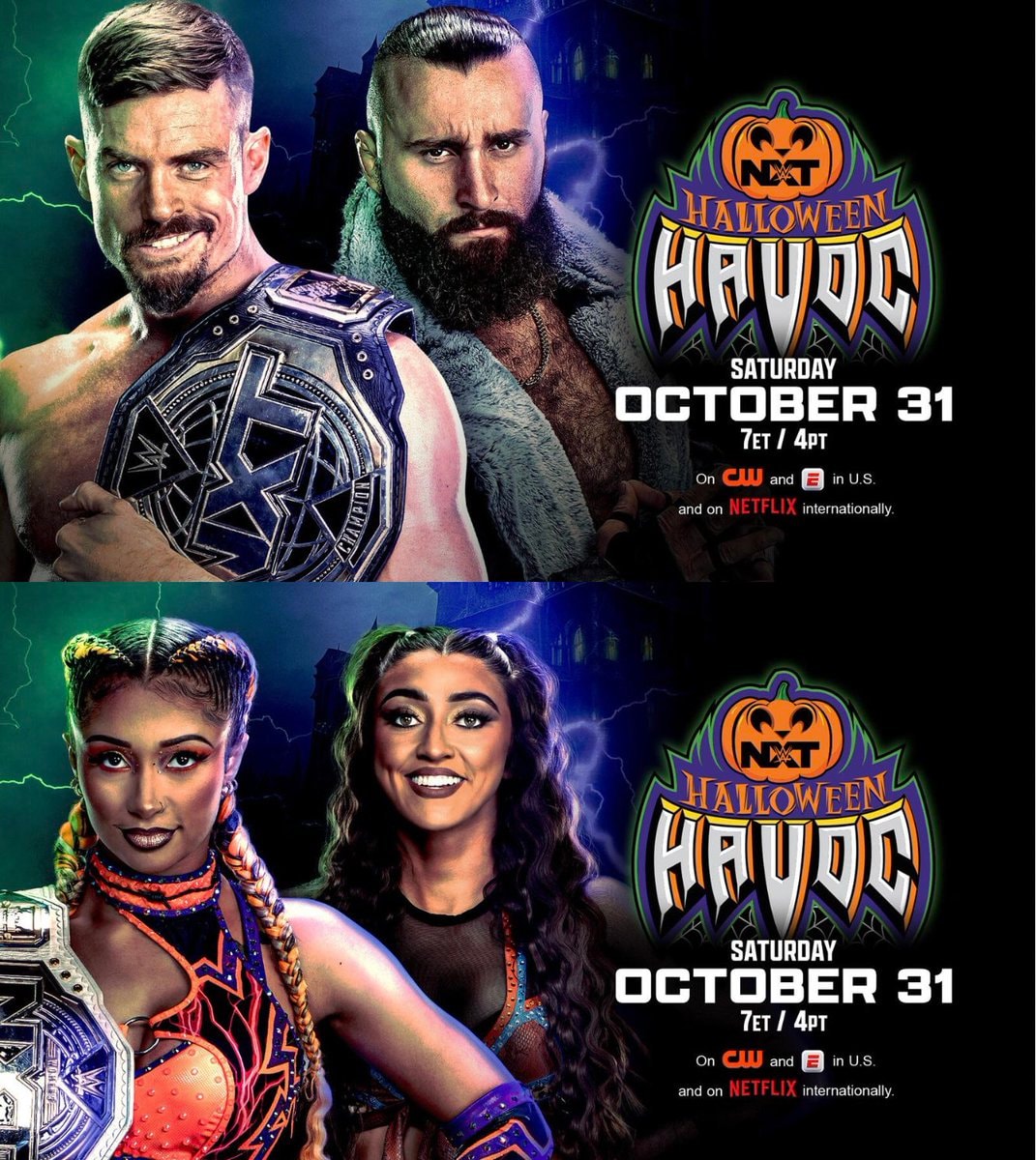 NXT Halloween Havoc lineup NXT Halloween Havoc lineup