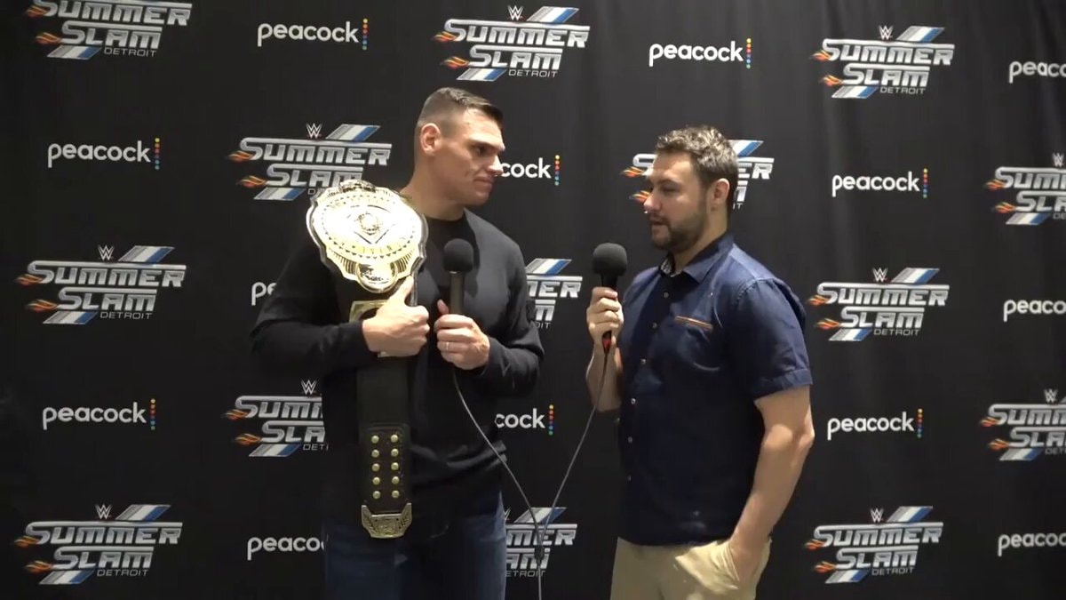 Gunther WWE SummerSlam interview 2023