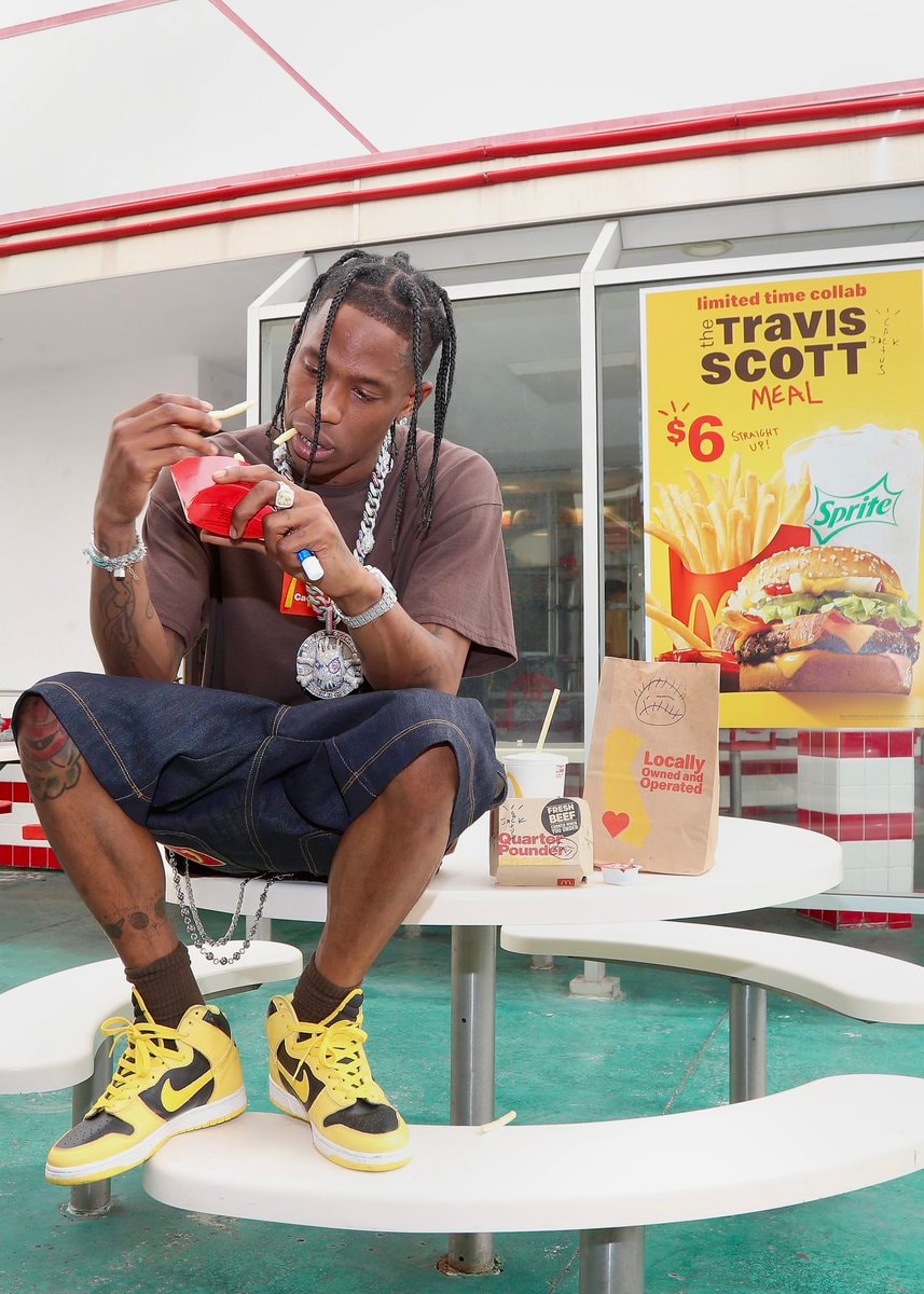 Travis Scott Cactus Jack McDonald's meal