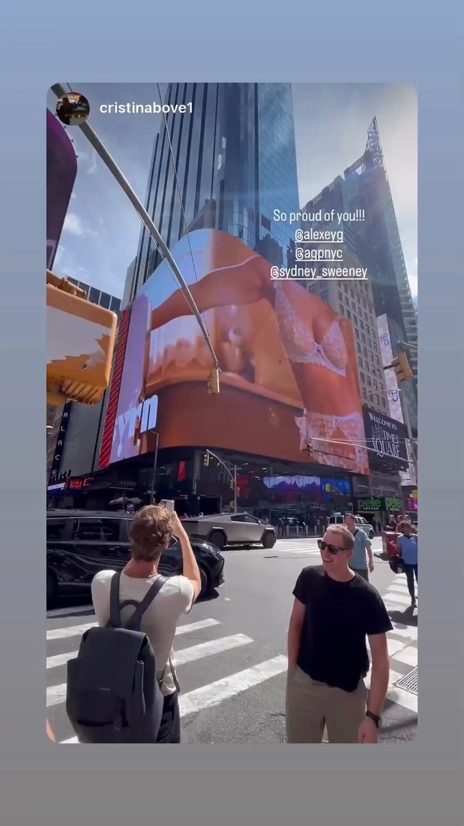 Sydney Sweeney Times Square billboard