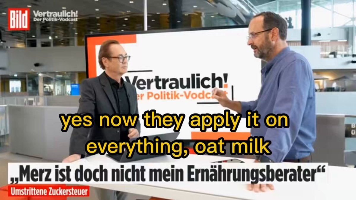 Merz sugar tax debate