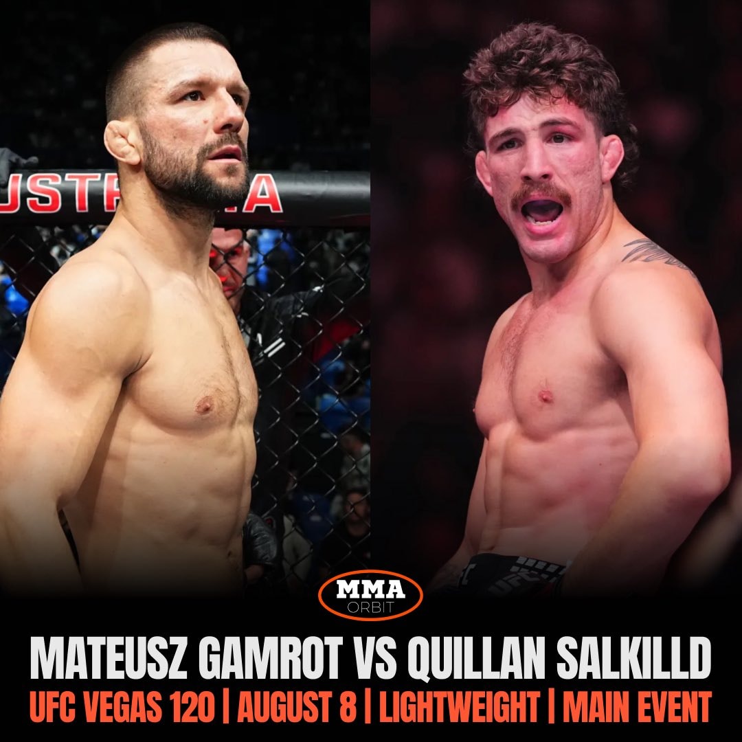 Gamrot vs Salkilld UFC Vegas 120 main event