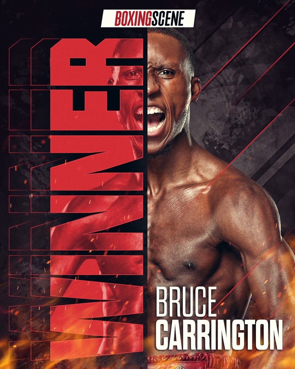 Bruce Carrington unanimous decision winner