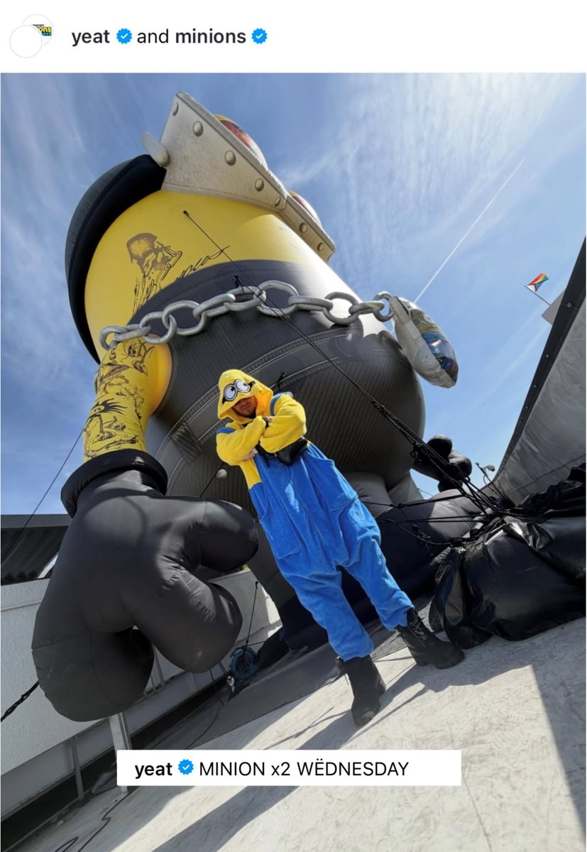 Yeat Minion x2 Wednesday