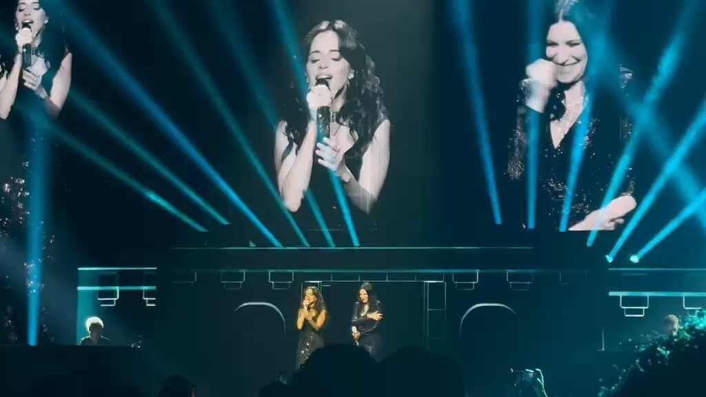 Laura Pausini Camila Cabello Miami Concert