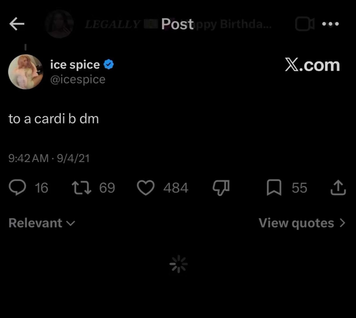 Ice Spice deletes Cardi B fan posts Ice Spice deletes Cardi B fan posts