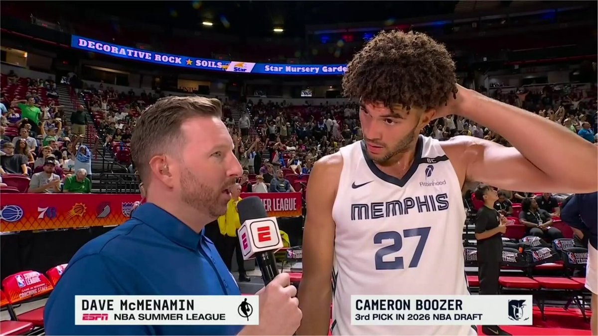 Cam Boozer NBA Summer League interview