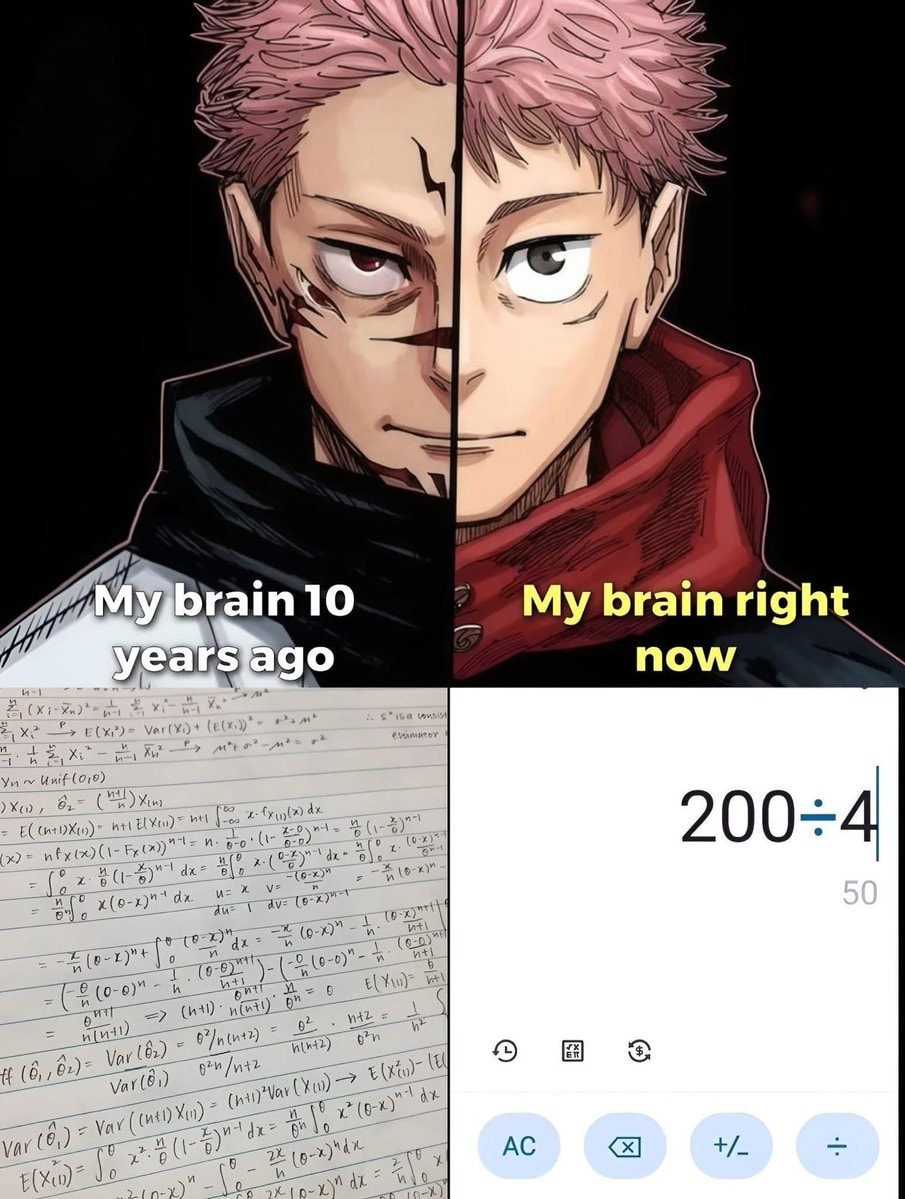 Anime brain evolution meme