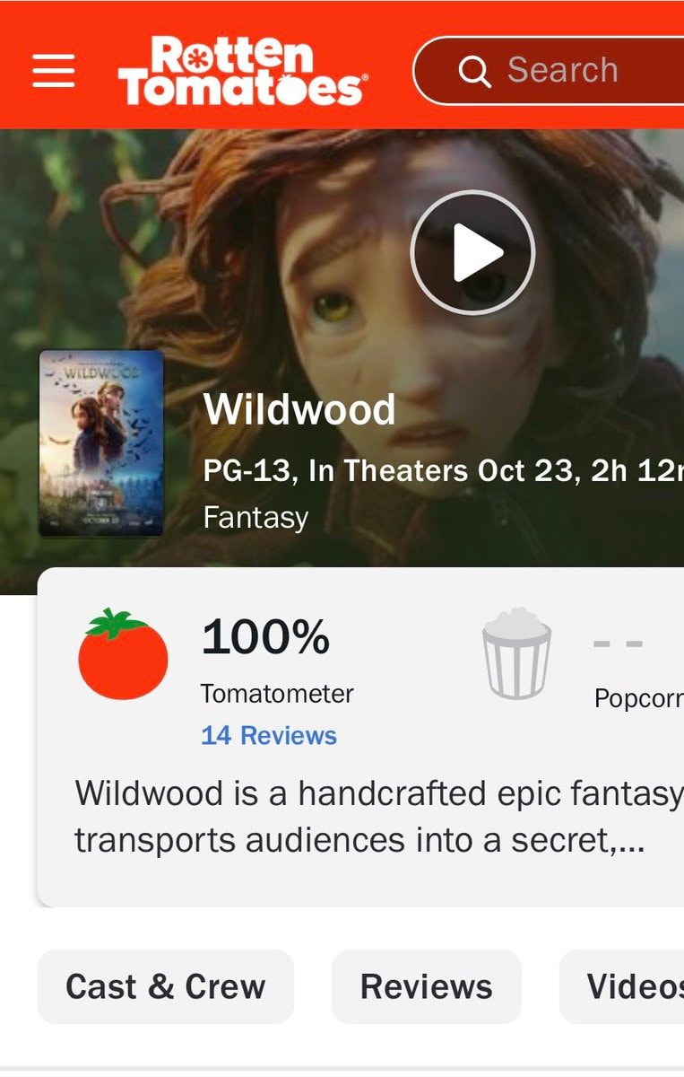 WILDWOOD LAIKA Rotten Tomatoes (photo 2 of 2)