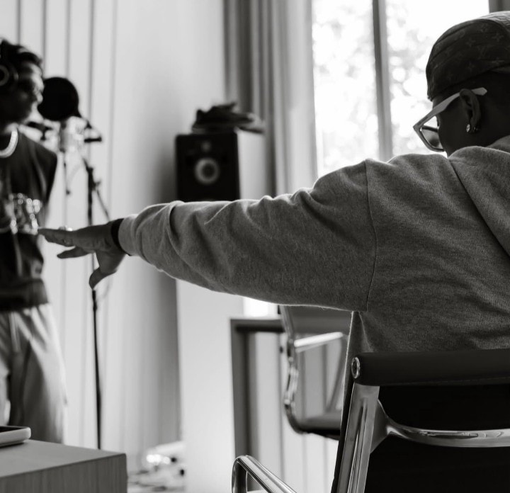 Wizkid Pharrell studio France (photo 3 of 4)