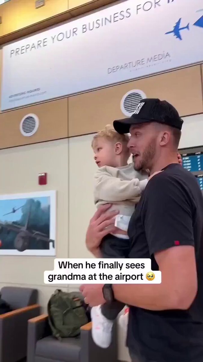 Grandma reunion moment