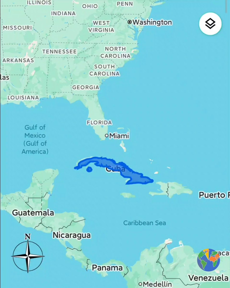 The True Size of Cuba The True Size of Cuba