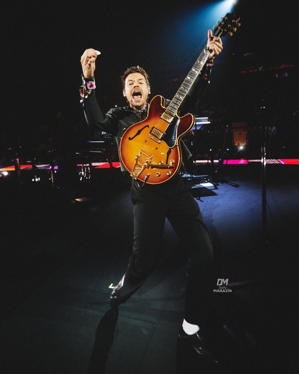 Harry Styles on stage