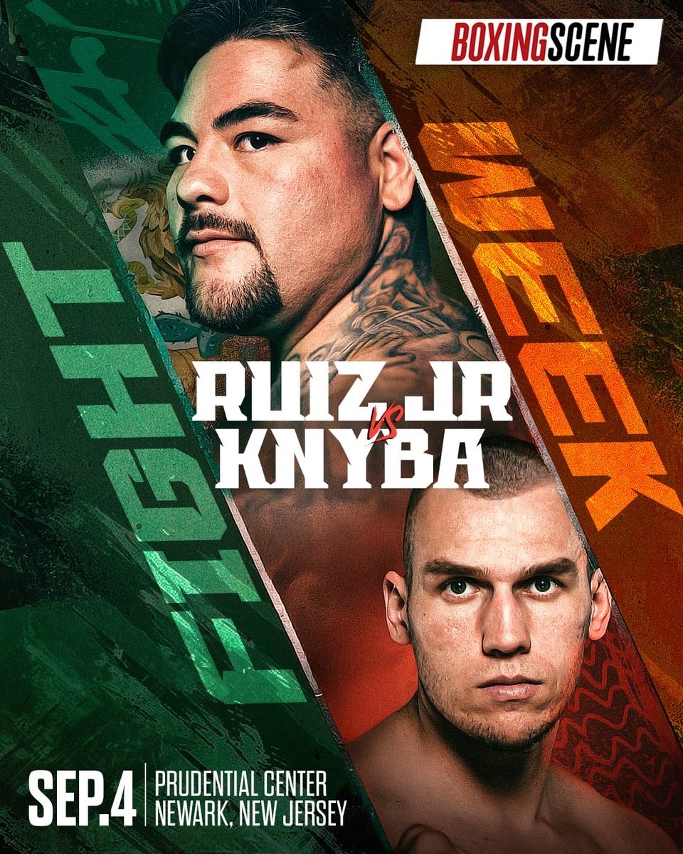 Andy Ruiz Jr vs Damian Knyba September 4